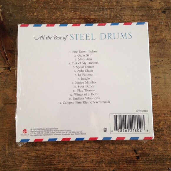 International Steel Drums CD 2006 Madacy Distribution 14 Tracks Postcards Sealed - Picture 2 of 6
